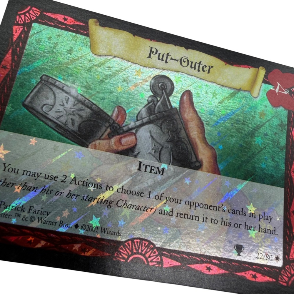 Harry Potter TCG Put-Outer 22/80 Rare Holofoil Card 2001 Wizards of the Coast